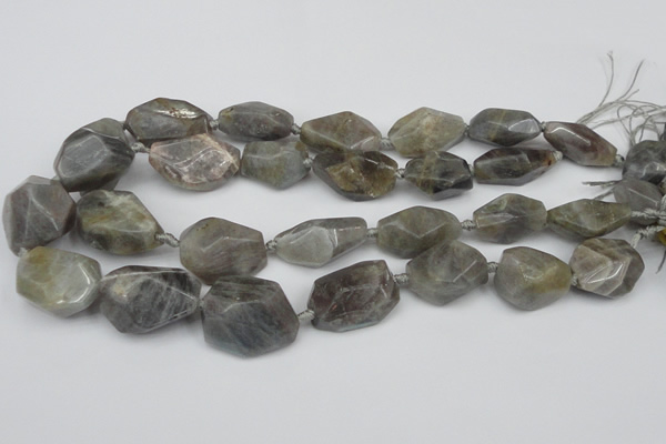 CNG1715 15.5 inches 15*20mm - 20*30mm nuggets labradorite beads