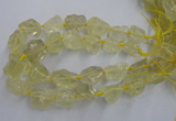 CNG1823 15.5 inches 20*25mm - 25*30mm nuggets lemon quartz beads