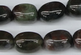 CNG20 15.5 inches 12*17mm nuggets Indian agate gemstone beads