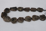 CNG2130 15.5 inches 18*25mm - 25*30mm nuggets druzy agate beads