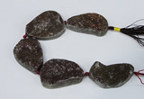 CNG2133 7.5 inches 25*30mm - 30*35mm freeform agate beads