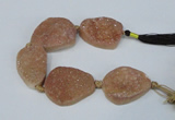 CNG2135 7.5 inches 25*30mm - 30*35mm freeform agate beads