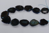 CNG2140 15.5 inches 25*35mm - 30*40mm freeform agate gemstone beads