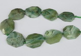 CNG2148 15.5 inches 30*40mm - 35*45mm freeform agate gemstone beads