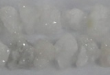 CNG2207 15.5 inches 10*14mm - 13*18mm nuggets plated druzy quartz beads