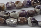 CNG224 15.5 inches 10*12mm nuggets dogtooth amethyst beads