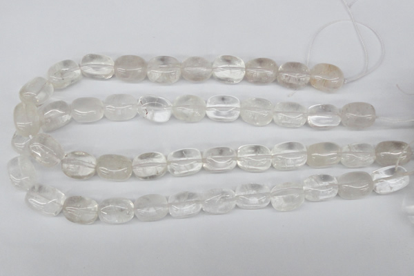 CNG23 15.5 inches 12*17mm nuggets white crystal gemstone beads