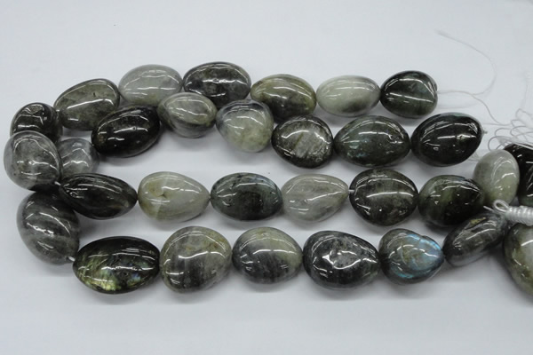 CNG231 15.5 inches 22*30mm nuggets labradorite gemstone beads