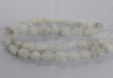 CNG2434 15.5 inches 12*14mm - 15*18mm tube druzy quartz beads