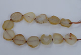 CNG2529 15.5 inches 20*25mm - 25*35mm freeform agate beads