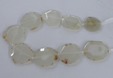 CNG2534 15.5 inches 35*40mm - 40*45mm freeform druzy agate beads