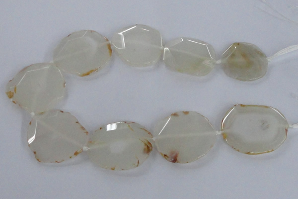 CNG2534 15.5 inches 35*40mm - 40*45mm freeform druzy agate beads