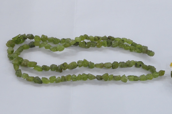 CNG2537 4*6mm – 6*10mm nuggets peridot beads wholesale