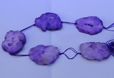 CNG2571 15.5 inches 45*50mm - 55*65mm freeform druzy agate beads