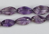 CNG26 15.5 inches 10*20mm faceted nuggets amethyst gemstone beads