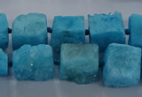 CNG2621 15.5 inches 10*12mm - 14*16mm nuggets druzy agate beads