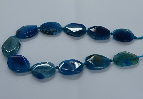 CNG2639 15.5 inches 22*30mm - 25*35mm freeform agate beads