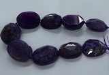 CNG2648 15.5 inches 30*38mm - 40*50mm freeform agate beads