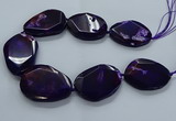 CNG2654 15.5 inches 38*48mm - 42*55mm freeform agate beads