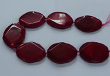 CNG2656 15.5 inches 38*48mm - 42*55mm freeform agate beads