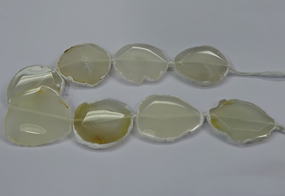 CNG2661 15.5 inches 30*40mm - 40*55mm freeform agate beads