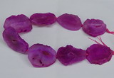 CNG2671 15.5 inches 30*40mm - 40*50mm freeform druzy agate beads