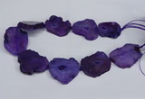 CNG2673 15.5 inches 30*40mm - 40*50mm freeform druzy agate beads