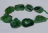 CNG2682 15.5 inches 30*40mm - 40*50mm freeform druzy agate beads