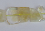 CNG2706 15.5 inches 13*18mm - 15*20mm freeform natural citrine beads