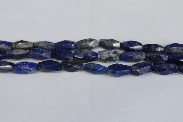 CNG2714 15.5 inches 12*25mm - 14*30mm faceted nuggets lapis lazuli beads