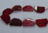 CNG2748 15.5 inches 30*45mm - 35*50mm freeform agate beads