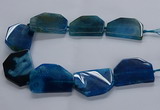 CNG2749 15.5 inches 30*45mm - 35*50mm freeform agate beads