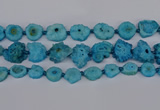 CNG2764 15.5 inches 15*20mm - 25*30mm freeform druzy agate beads