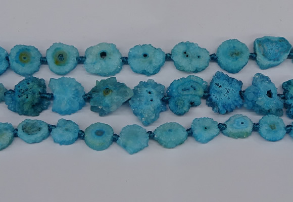 CNG2764 15.5 inches 15*20mm - 25*30mm freeform druzy agate beads