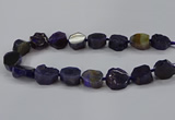 CNG2769 15.5 inches 20*22mm - 22*26mm freeform agate beads