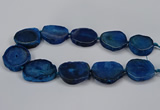 CNG2778 15.5 inches 30*35mm - 35*40mm freeform agate beads