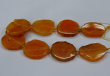 CNG2784 15.5 inches 35*40mm - 45*50mm freeform agate beads