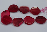 CNG2786 15.5 inches 35*40mm - 45*50mm freeform agate beads