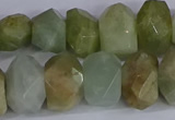 CNG2829 15.5 inches 10*14mm - 13*18mm faceted nuggets aquamarine beads