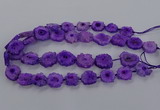 CNG2849 15.5 inches 15*20mm - 25*30mm freeform druzy agate beads