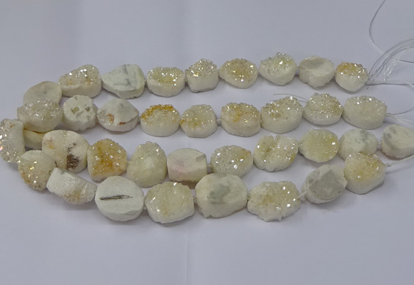 CNG2975 15.5 inches 13*18mm - 20*25mm freeform druzy agate beads