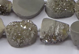 CNG2976 15.5 inches 13*18mm - 20*25mm freeform druzy agate beads