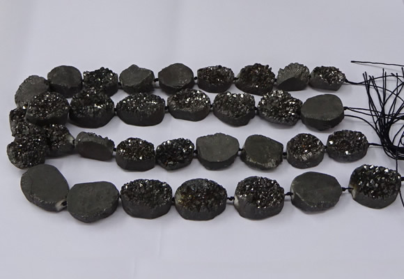 CNG2977 15.5 inches 13*18mm - 20*25mm freeform druzy agate beads