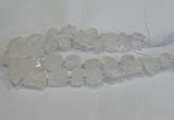 CNG3015 15.5 inches 15*20mm - 22*30mm nuggets white crystal beads