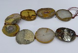 CNG3030 15.5 inches 35*40mm - 45*50mm freeform druzy agate beads