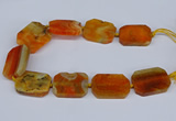 CNG3080 15.5 inches 30*40mm - 35*45mm freeform agate beads