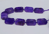 CNG3081 15.5 inches 30*40mm - 35*45mm freeform agate beads