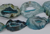 CNG3114 15.5 inches 13*18mm - 18*25mm freeform druzy agate beads