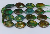 CNG3454 15.5 inches 30*40mm oval dragon veins agate beads