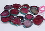 CNG3462 15.5 inches 35*40mm - 45*55mm freeform agate beads